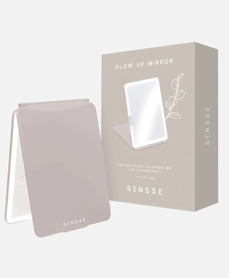 Glow Up LED Mirror (Warm Grey)