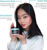 YEOUTH Day & Night Face Cream – Hyaluronic Acid, Snail Mucin & Copper Peptides, Hydrating & Fragrance-Free, 60g