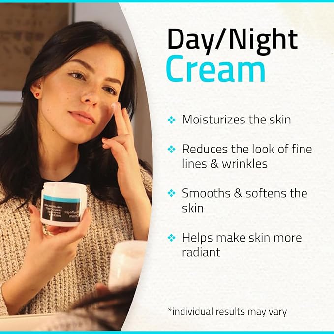 YEOUTH Day & Night Face Cream – Hyaluronic Acid, Snail Mucin & Copper Peptides, Hydrating & Fragrance-Free, 60g