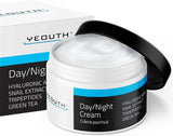 YEOUTH Day & Night Face Cream – Hyaluronic Acid, Snail Mucin & Copper Peptides, Hydrating & Fragrance-Free, 60g